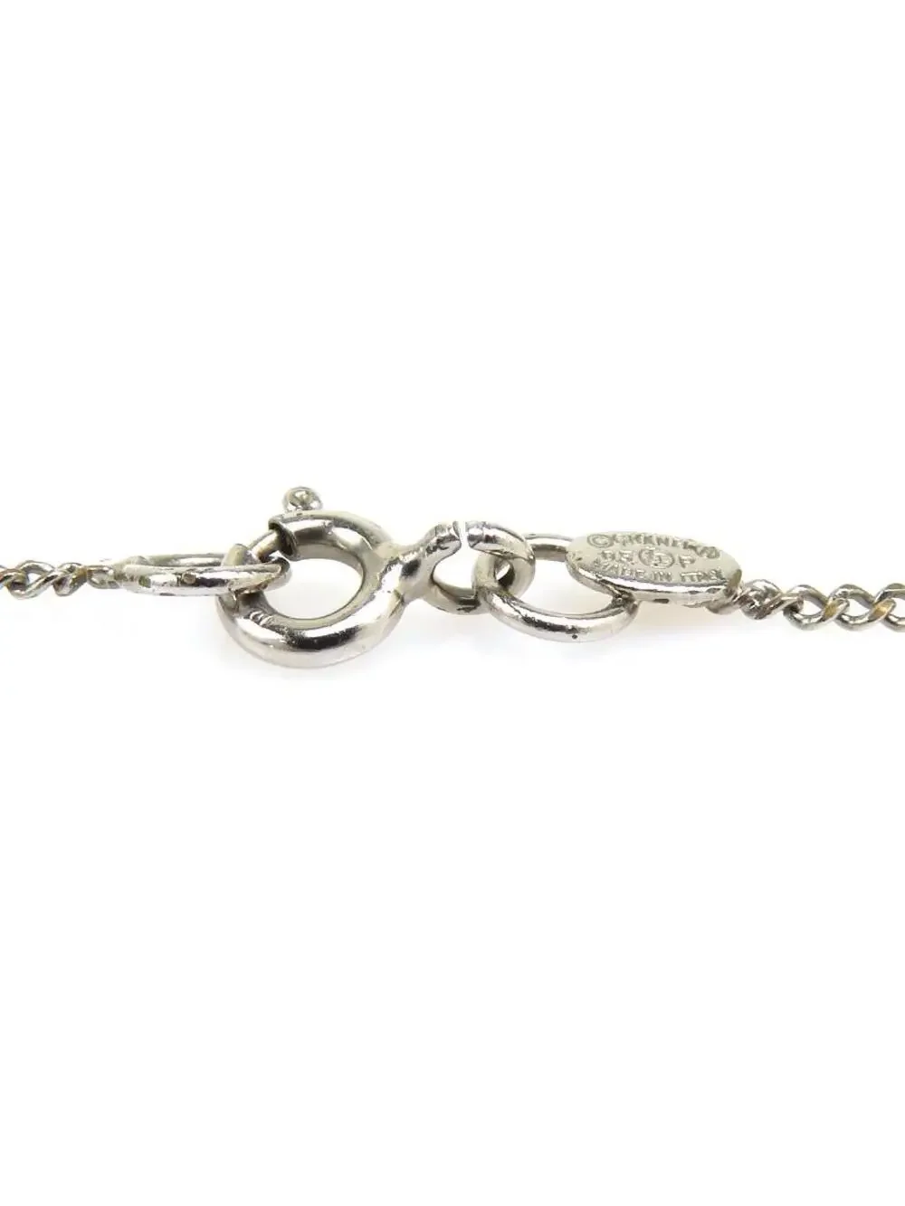 Auth Chanel Cc Logo Necklace #302987C37B